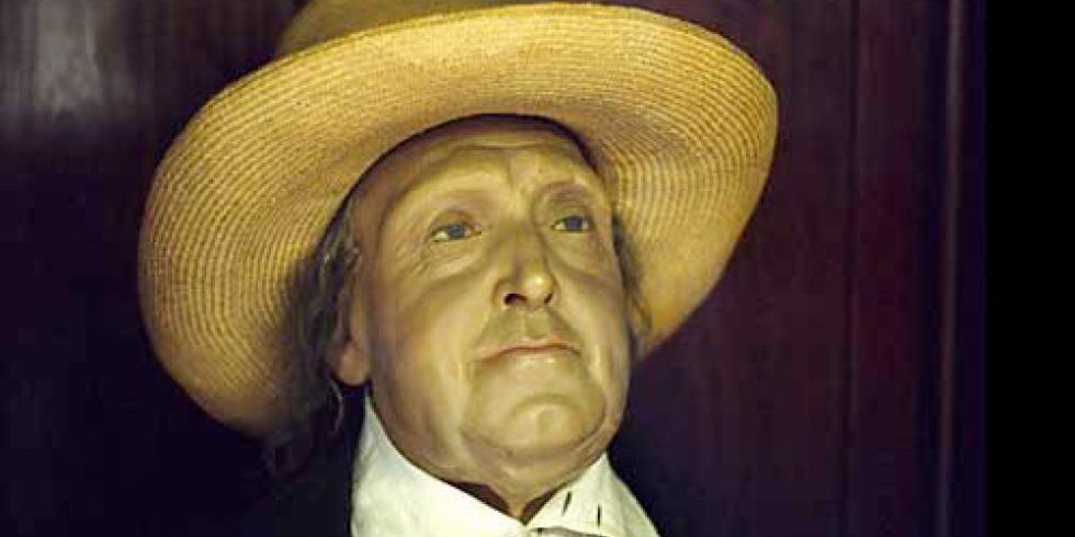 Jeremy Bentham, cuerpo momificado en Londres.
