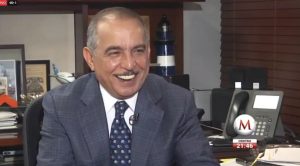 Carlos Marín, como director editorial de Grupo Milenio. Captura de pantalla de Milenio TV.