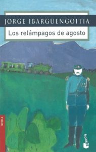 Portada de la novela Los relámpagos de agosto (1964), de Jorge Ibargüengoitia, con una pintura de Joy Laville.