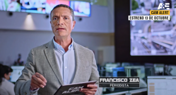 Francisco Zea, presentador de Cam Alert: Captura Exitosa, serie de televisión del canal de paga A&E. Foto: Cortesía A&E