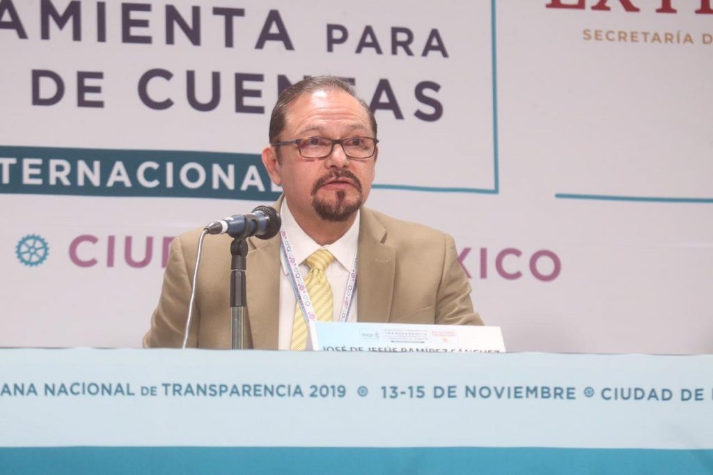 José de Jesús Ramírez Sánchez, secretario ejecutivo del Inai, en una imagen de 2019. Foto: Inai