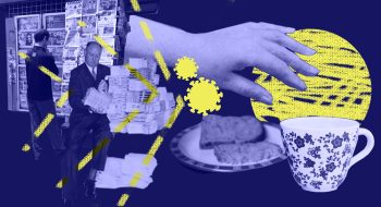 Así pegó la pandemia a la venta de periódicos y revistas en México. Ilustración original de Nayelly Tenorio