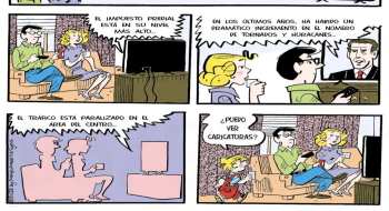 Viñetas de Dennis The Menace, publicadas en la edición dominical del periódico El Informador de Guadalajara.