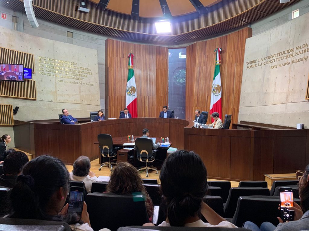 Sesión del pleno del Tribunal Electoral el 5 de julio de 2023. Foto: Cortesía Daniela Bello