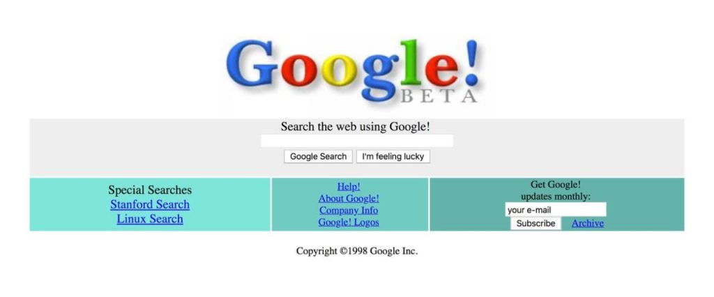 El inicio del juicio contra Google coincidió con el 25° aniversario del buscador.