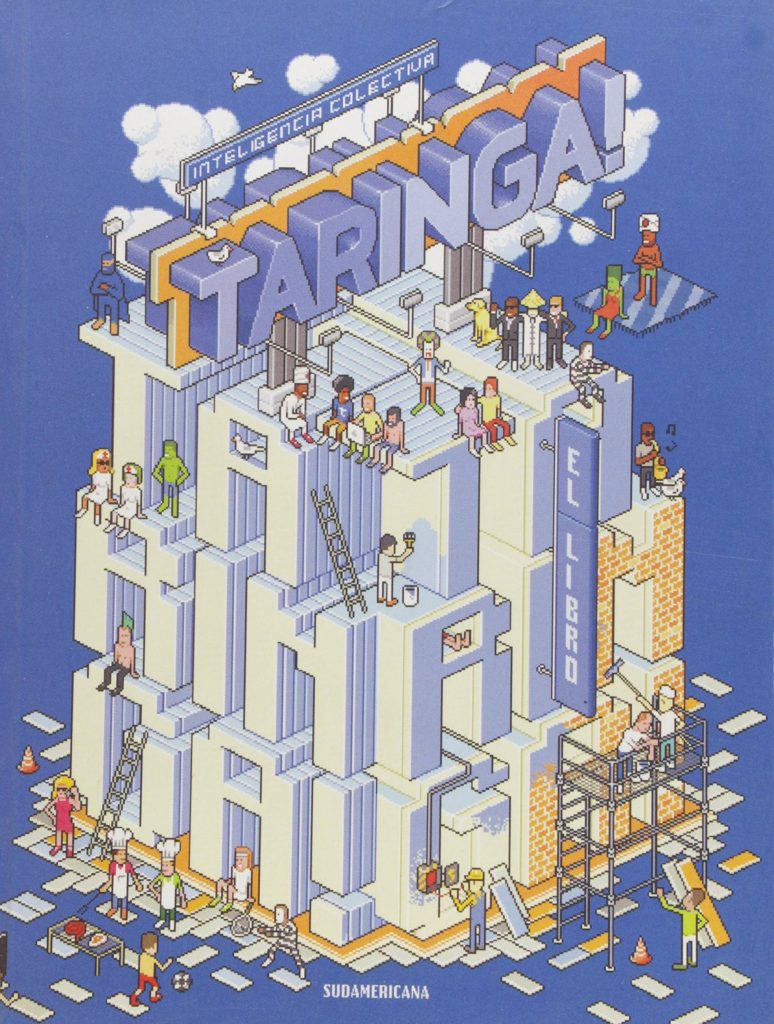 Portada de Taringa! El libro, publicado por Editorial Sudamericana en 2009. https://economicon.mx/ec0n0/wp-content/uploads/2024/03/taringa-el-libro-2009-editorial-sudamericana.pdf