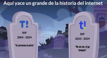 Aquí yace un grande de la historia de internet. Taringa! 2004-2024. https://taringa.net/