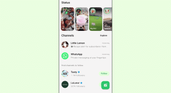 Video de los anuncios en la pestaña Novedades (Updates) de WhatsApp. Video original de Meta
