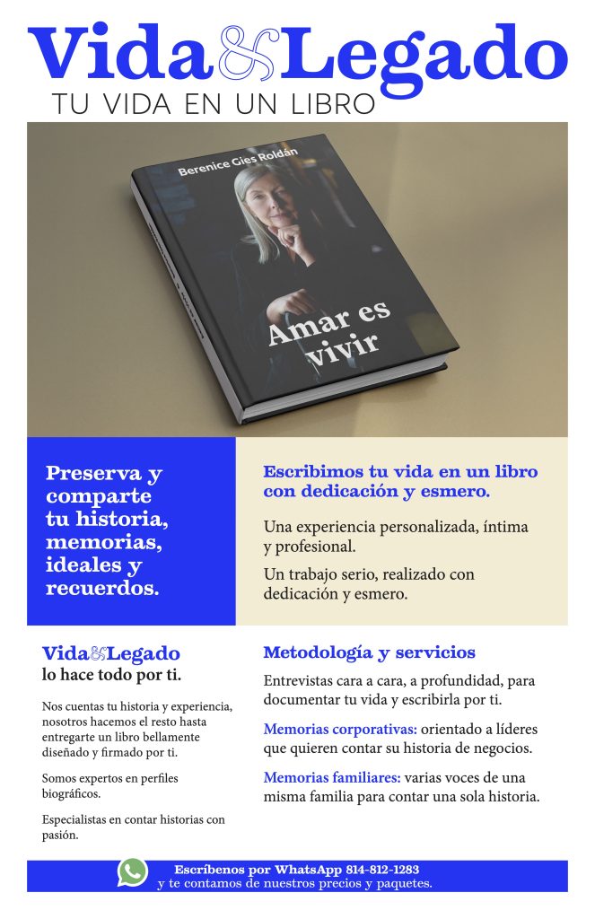 Vida & Legado. Escribimos tu vida en un libro