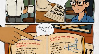 Pedagogía de la Cofece sobre las sanciones por prácticas anticompetitivas. Crédito: Cofece / Facebook https://www.facebook.com/photo?fbid=1200329552134697&set=a.365424985625162