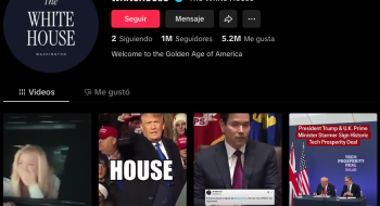 Canal de la Casa Blanca en TikTok.