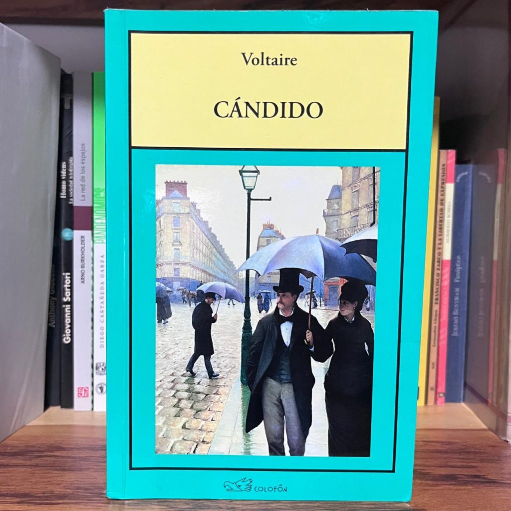 Portada de Cándido, de Voltaire (Colofón, 2010)