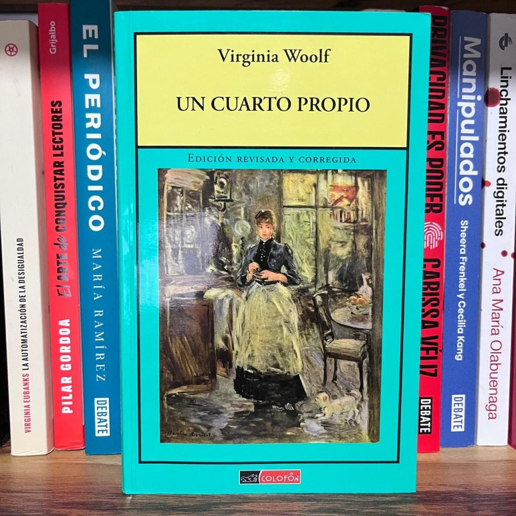 Portada de Un cuarto propio, de Virginia Woolf (Colofón, 2019).