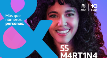 Más que números, personas, dice la publicidad de AT&T México.