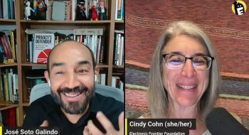 Cindy Cohn, directora de la Electronic Frontier Foundation (EFF), comparte en esta entrevista los ejes de su libro Privacy’s Defender: la privacidad como control, autonomía y resistencia.