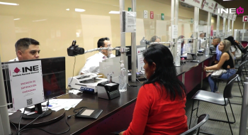 Módulo de captura de datos biométricos del Instituto Nacional Electoral (INE)