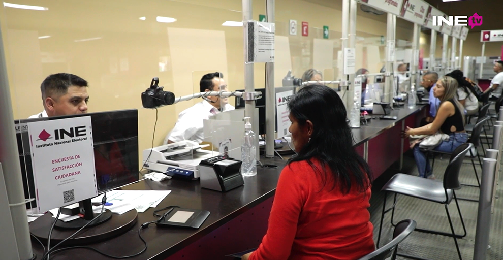 Módulo de captura de datos biométricos del Instituto Nacional Electoral (INE)