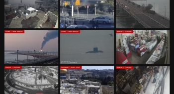 Cámaras en Ucrania, Jerusalén y Crimea: “binoculares virtuales”, según el WSJ. https://www.wsj.com/tech/cybersecurity/video-cameras-webcams-hacked-war-b00b8a24?mod=article_inline